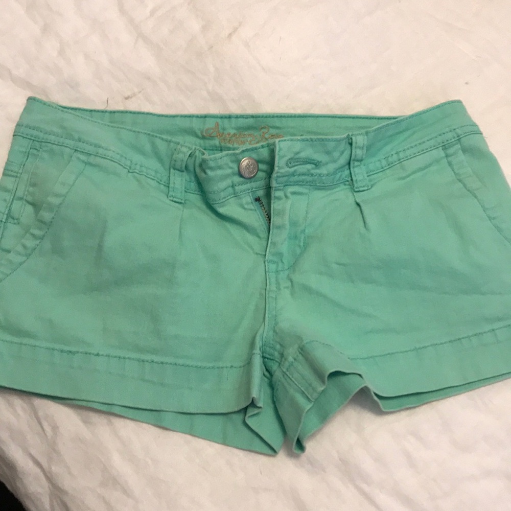 Teal American Rag shorts
